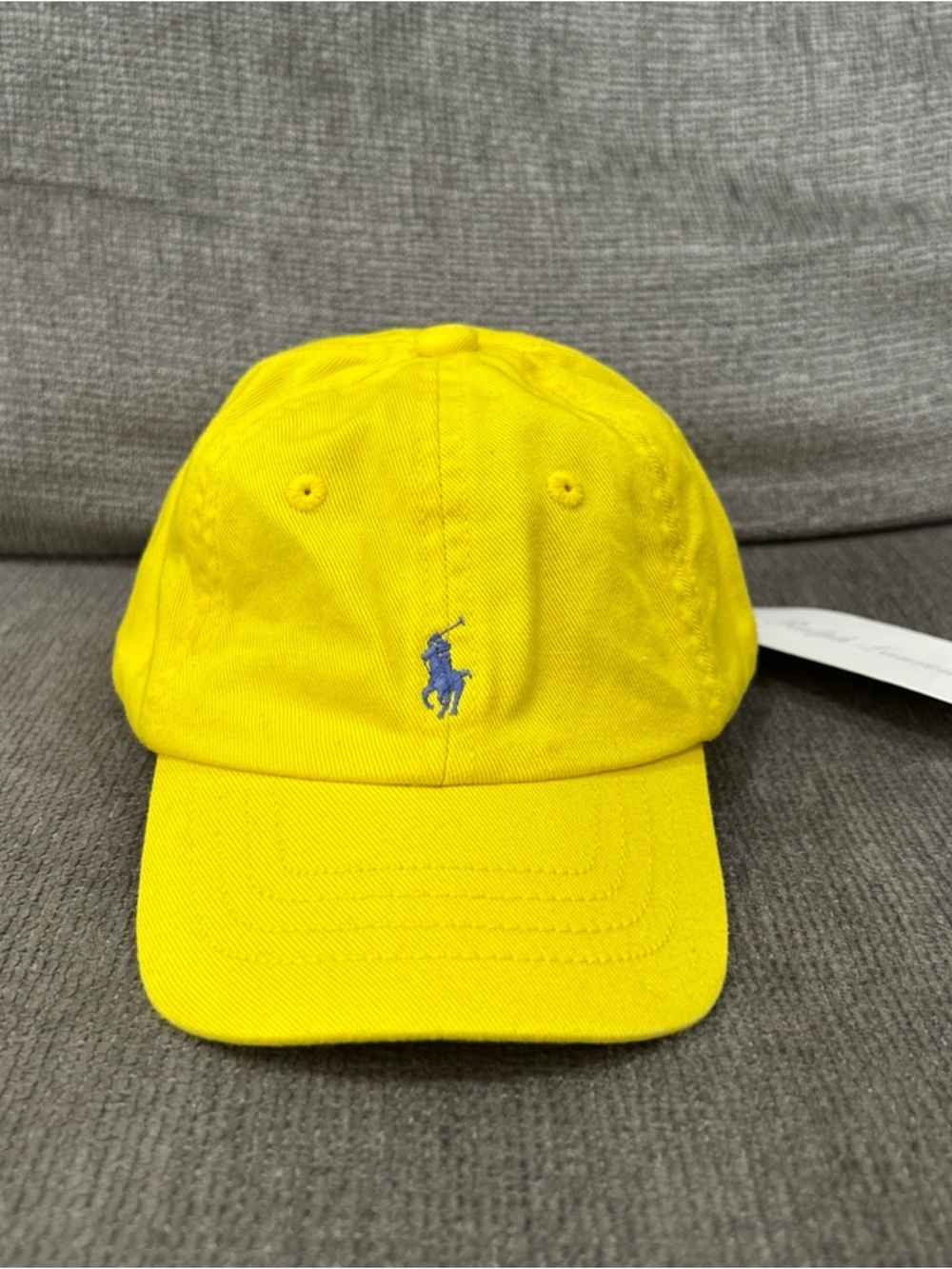 Polo Ralph Lauren Baseball Cap Hat Baby Size 3/9M 3-9 Months Yellow